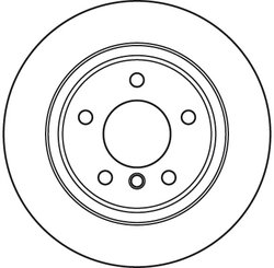 DISC FRANA TRW DF6033 - Compatibil cu BMW
