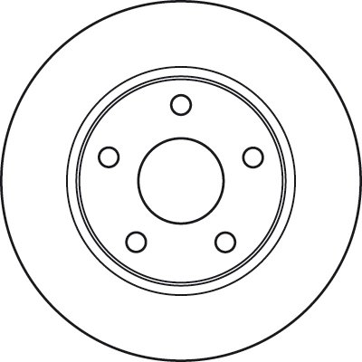 Disc frana TRW DF6037