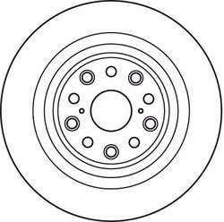 DISC FRANA TRW DF6038S - Compatibil cu LEXUS