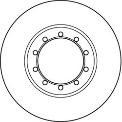 DISC FRANA TRW DF6049 - Compatibil cu FORD