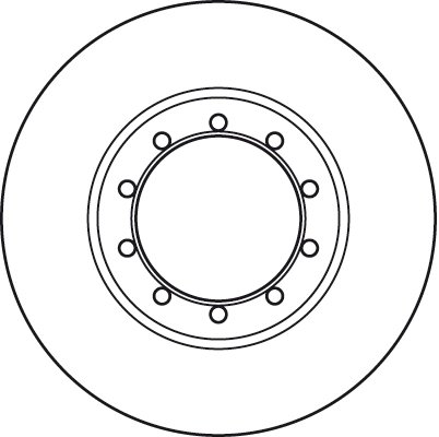 DISC FRANA TRW DF6049 - Compatibil cu FORD