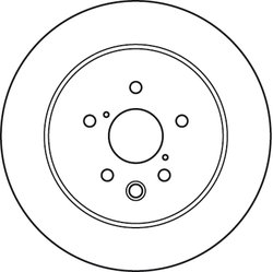 DISC FRANA TRW DF6063 - Compatibil cu LEXUS, TOYOTA, TOYOTA (FAW)