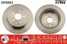 DISC FRANA TRW DF6063 - Compatibil cu LEXUS, TOYOTA, TOYOTA (FAW)