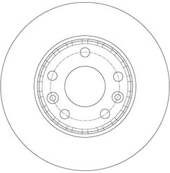 DISC FRANA TRW DF6072 - Compatibil cu DACIA, NISSAN, RENAULT