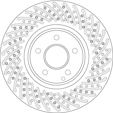 DISC FRANA TRW DF6079S - Compatibil cu MERCEDES-BENZ