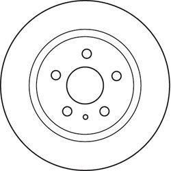 DISC FRANA TRW DF6112 - Compatibil cu OPEL, SAAB, VAUXHALL