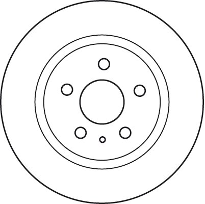 DISC FRANA TRW DF6112 - Compatibil cu OPEL, SAAB, VAUXHALL