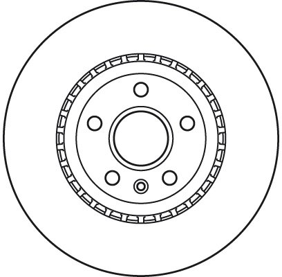 DISC FRANA TRW DF6113S - Compatibil cu OPEL, SAAB, VAUXHALL