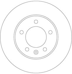DISC FRANA TRW DF6120 - Compatibil cu OPEL, RENAULT, VAUXHALL