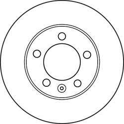DISC FRANA TRW DF6131S - Compatibil cu NISSAN, OPEL, RENAULT, VAUXHALL