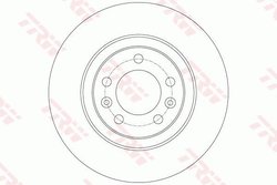 DISC FRANA TRW DF6134 - Compatibil cu PEUGEOT