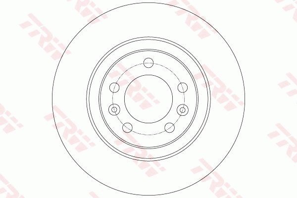 Disc frana TRW DF6134