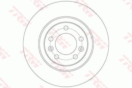 Disc frana TRW DF6134