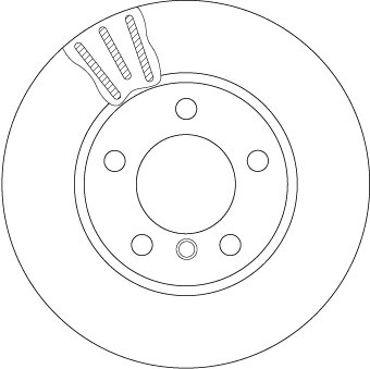 DISC FRANA TRW DF6136 - Compatibil cu MINI