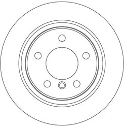 DISC FRANA TRW DF6137 - Compatibil cu BMW