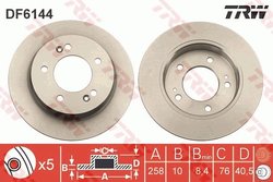 Disc frana TRW DF6144