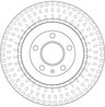 DISC FRANA TRW DF6175S - Compatibil cu AUDI, PORSCHE, VW