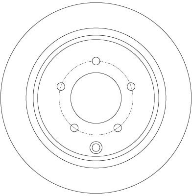 DISC FRANA TRW DF6177 - Compatibil cu CITROEN, LANCIA, MITSUBISHI, PEUGEOT