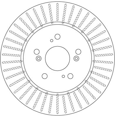 DISC FRANA TRW DF6180S - Compatibil cu HONDA