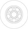Disc frana TRW DF6182