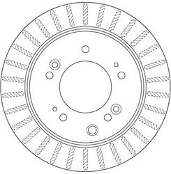 Disc frana TRW DF6191S