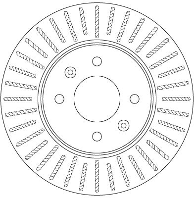 DISC FRANA TRW DF6198 - Compatibil cu HYUNDAI, KIA