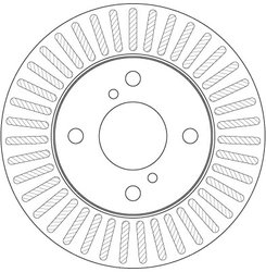 Disc frana TRW DF6214