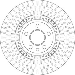 DISC FRANA TRW DF6216 - Compatibil cu AUDI