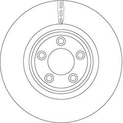 DISC FRANA TRW DF6223S - Compatibil cu DAIMLER, JAGUAR