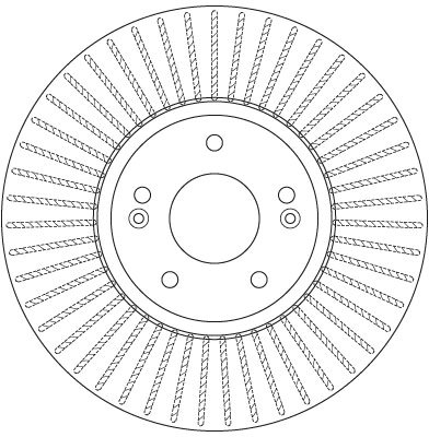 DISC FRANA TRW DF6222 - Compatibil cu HYUNDAI