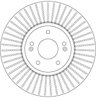 DISC FRANA TRW DF6222 - Compatibil cu HYUNDAI