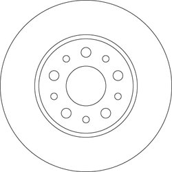 DISC FRANA TRW DF6228 - Compatibil cu FIAT