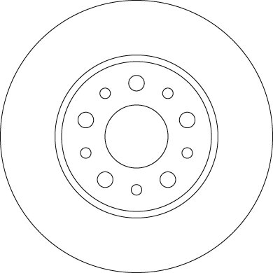 DISC FRANA TRW DF6228 - Compatibil cu FIAT