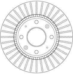 Disc frana TRW DF6229