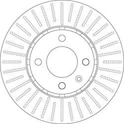 Disc frana TRW DF6252