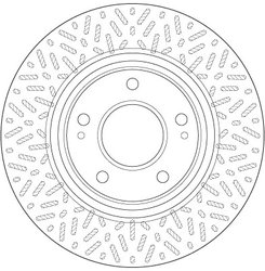 DISC FRANA TRW DF6259 - Compatibil cu MITSUBISHI