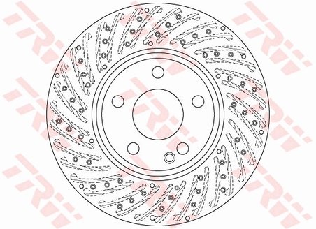 DISC FRANA TRW DF6262S - Compatibil cu MERCEDES-BENZ, VW