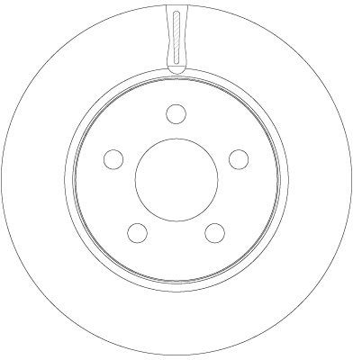 DISC FRANA TRW DF6264 - Compatibil cu DODGE, JEEP