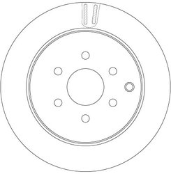 DISC FRANA TRW DF6289 - Compatibil cu NISSAN