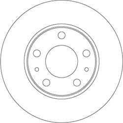 DISC FRANA TRW DF6287 - Compatibil cu IVECO