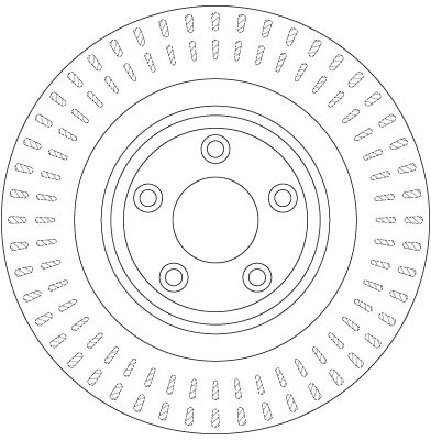 DISC FRANA TRW DF6295 - Compatibil cu JAGUAR