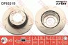 DISC FRANA TRW DF6321S - Compatibil cu PORSCHE