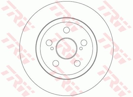 Disc frana TRW DF6331