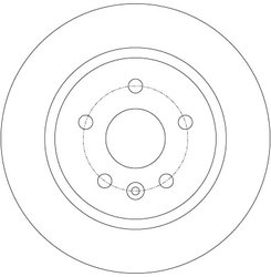 DISC FRANA TRW DF6340 - Compatibil cu CHEVROLET, OPEL, VAUXHALL