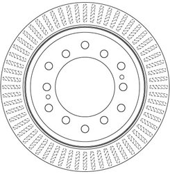 DISC FRANA TRW DF6342 - Compatibil cu LEXUS, TOYOTA, TOYOTA (FAW)