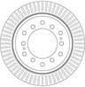 DISC FRANA TRW DF6342 - Compatibil cu LEXUS, TOYOTA, TOYOTA (FAW)