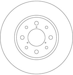 DISC FRANA TRW DF6347 - Compatibil cu ALFA ROMEO