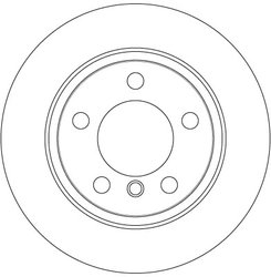 DISC FRANA TRW DF6353 - Compatibil cu MINI
