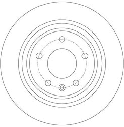 DISC FRANA TRW DF6363 - Compatibil cu CHEVROLET, OPEL, VAUXHALL
