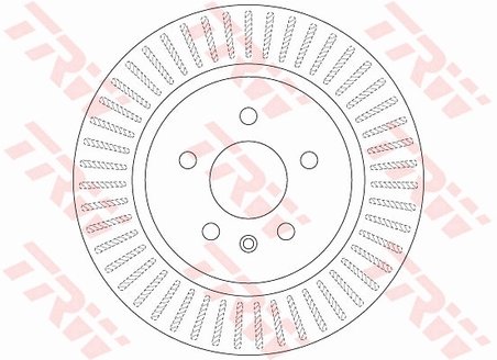DISC FRANA TRW DF6371 - Compatibil cu OPEL, VAUXHALL